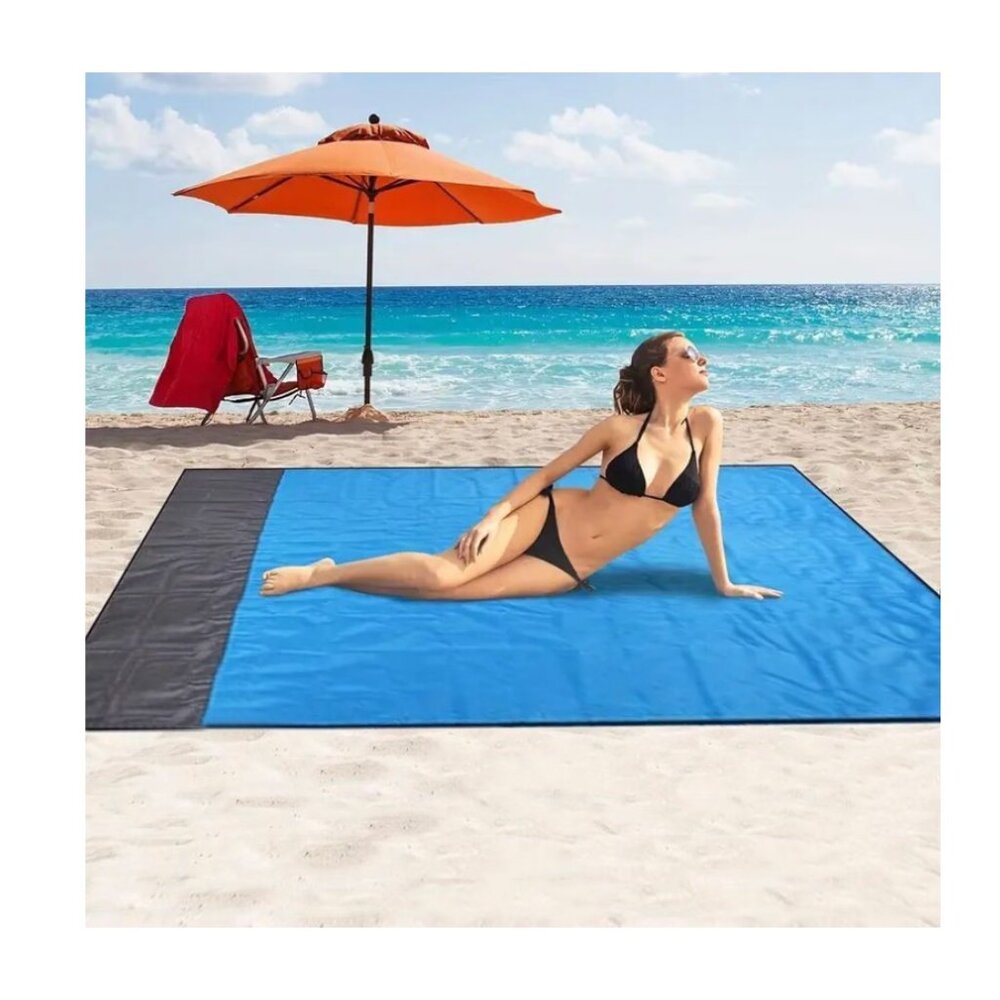 Swtroom Beach Blanket Outdoor Waterproof Sand Free Picnic Blanket Sand Proof Mat